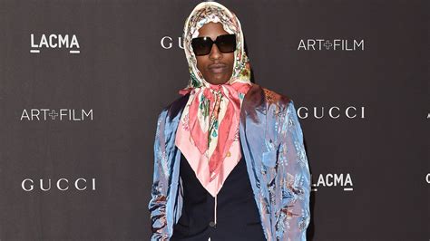 asap rocky wearing babushkas.